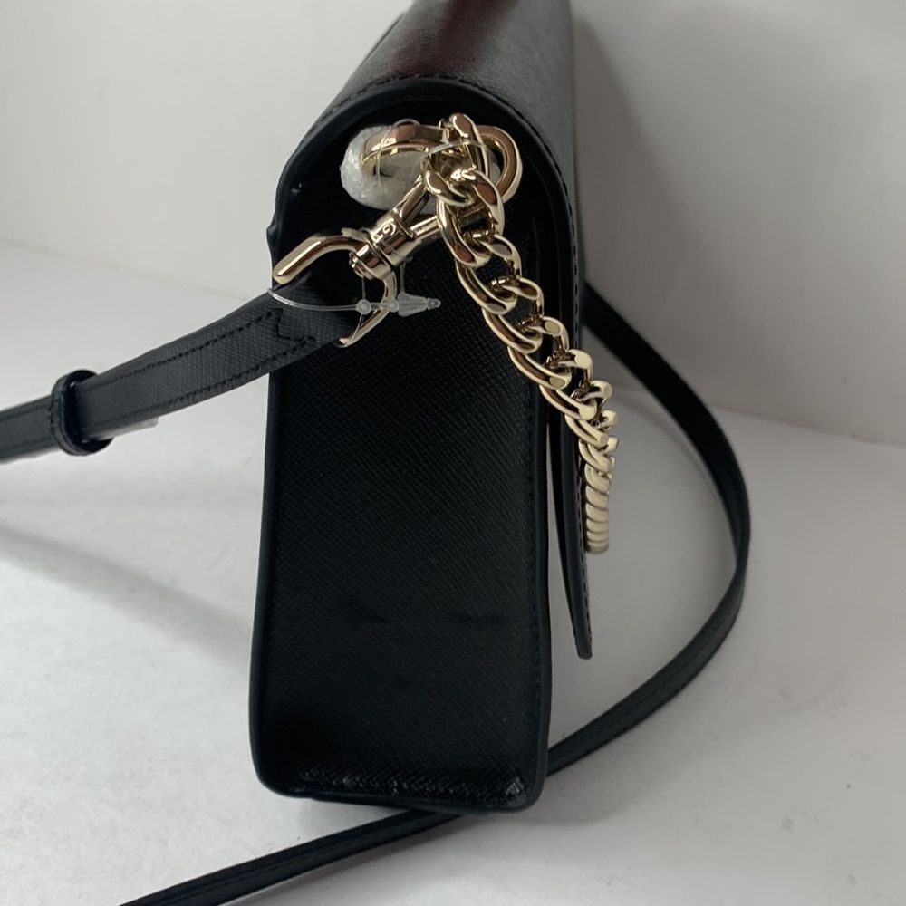 Kate Spade Carson black saffiano leather convertible shoulders crossbody bag NWT - Picture 6 of 11